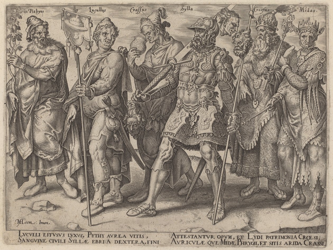 Pythius, Lucullo, Crasso, Silla, Creso, Mida (Esempi Noti di Ricchezza dall