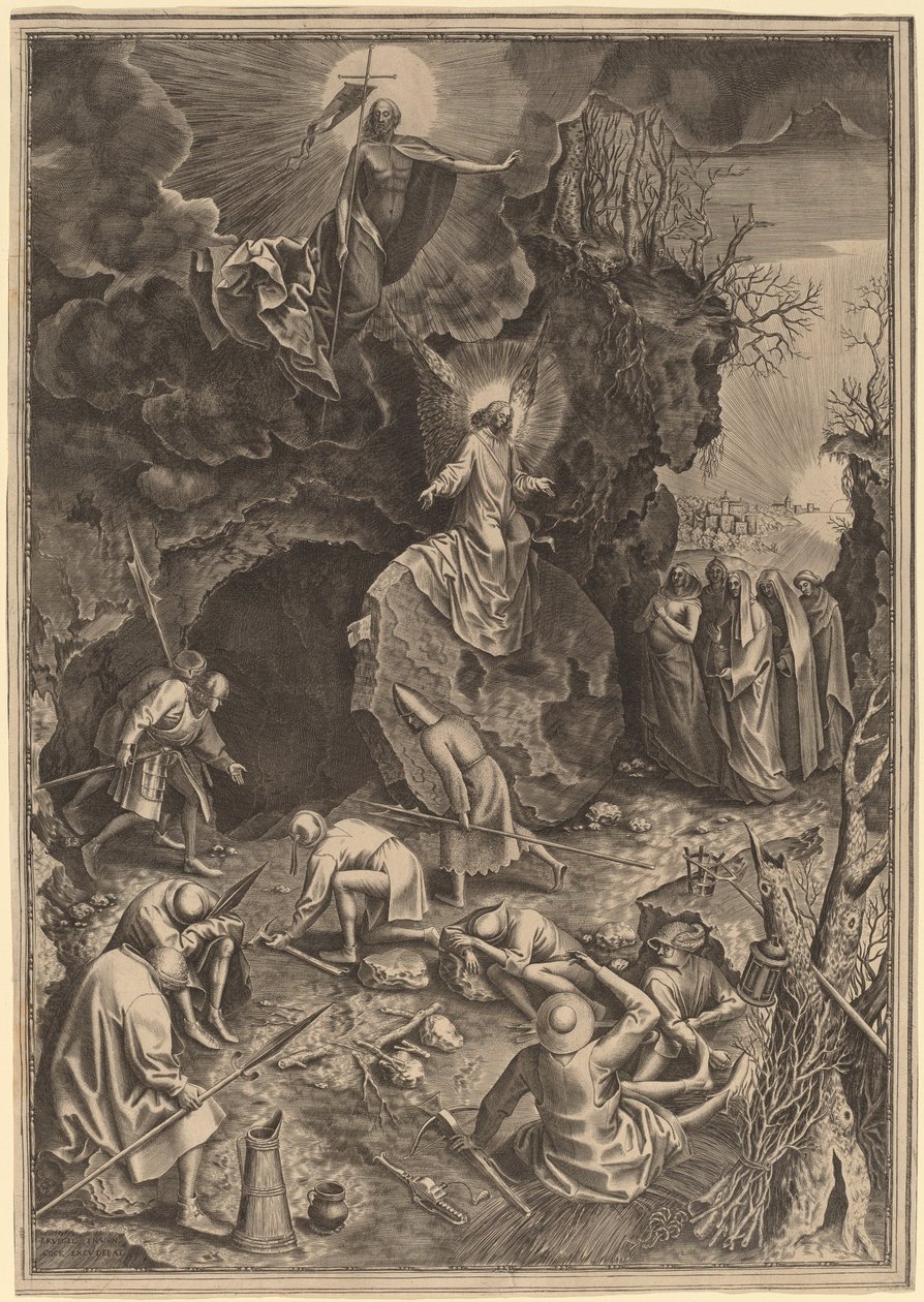La Resurrezione da Philip Galle after Pieter Bruegel the Elder