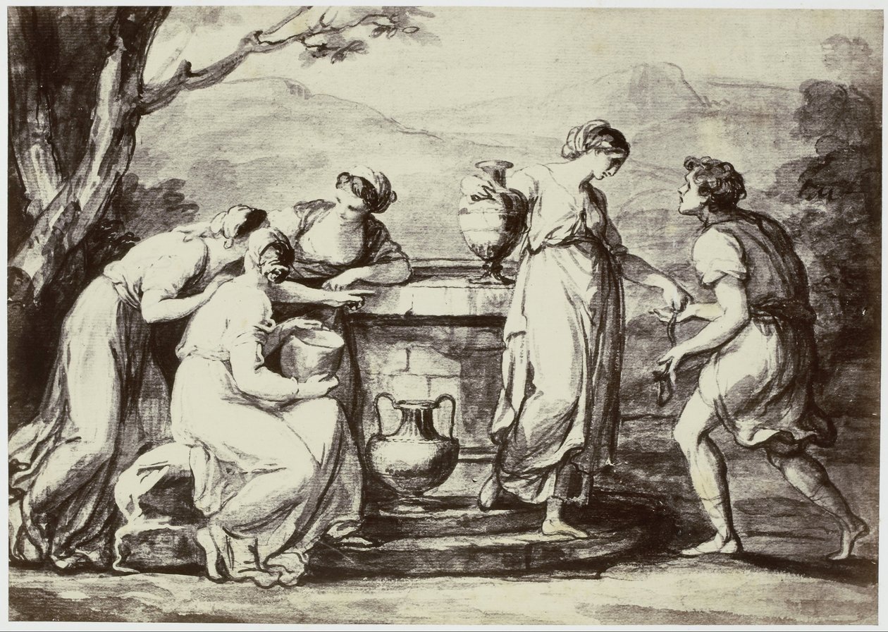 Rebecca al pozzo da Philip Henry Delamotte