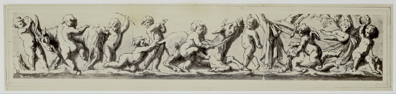 Rysbrack, Un progetto per un fregio da Philip Henry Delamotte