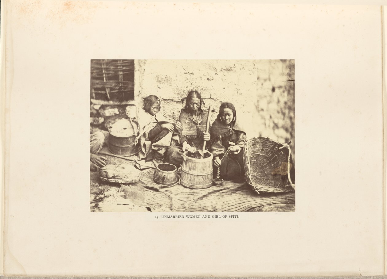 Donne e ragazze non sposate di Spiti da Philip Henry Egerton