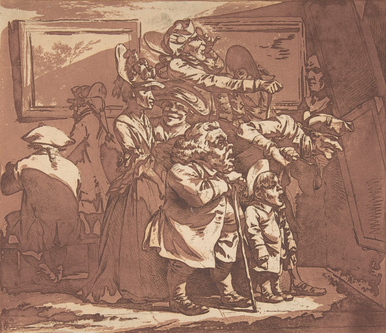 Una mostra, 29 gennaio 1776 da Philip James de Loutherbourg