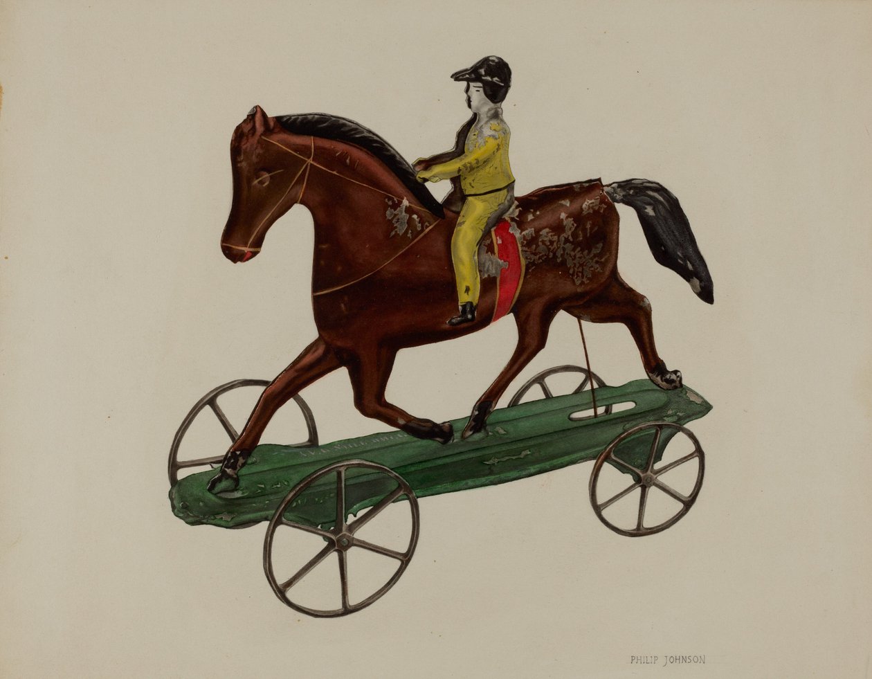 Cavallo e cavaliere da Philip Johnson