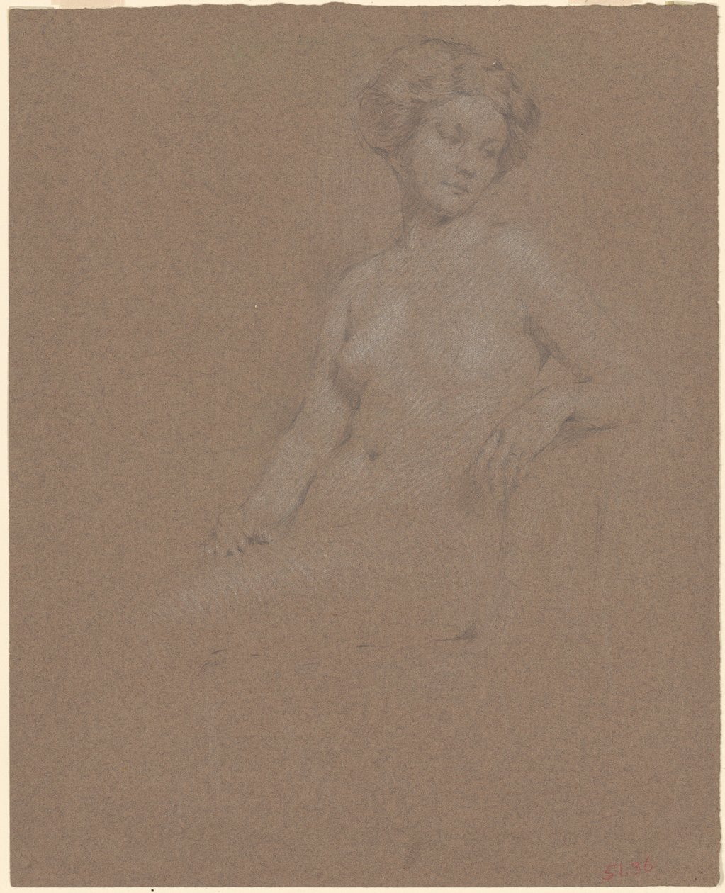 Nudo femminile seduto da Philip Leslie Hale