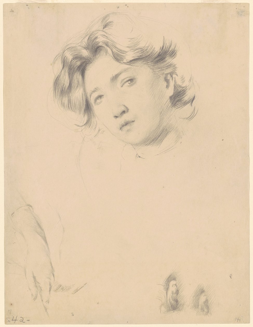 Studio di una ragazza da Philip Leslie Hale