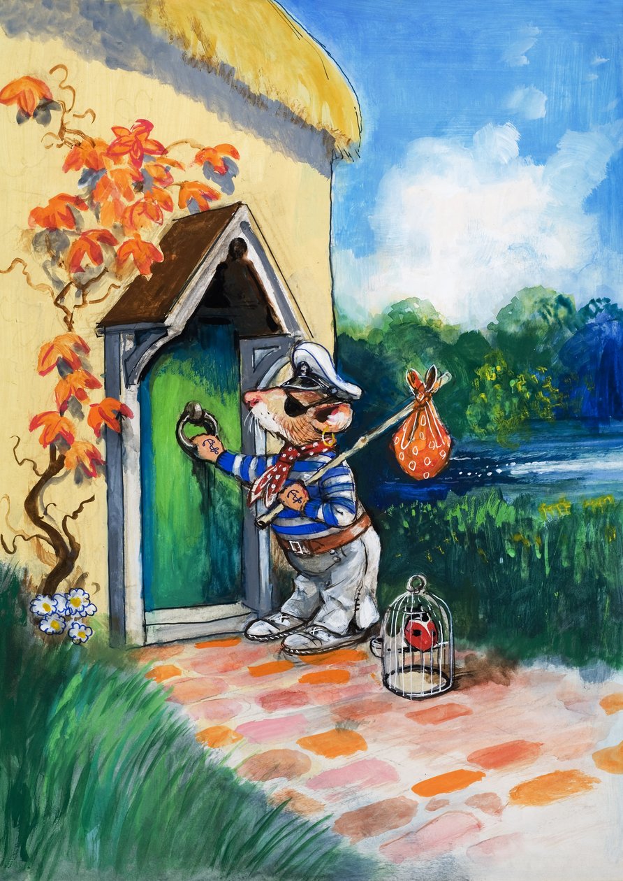 Il topo di città e il topo di campagna (gouache su carta) da Philip Mendoza