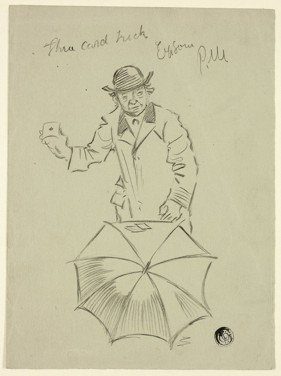Trucco delle tre carte, Epsom da Philip William May