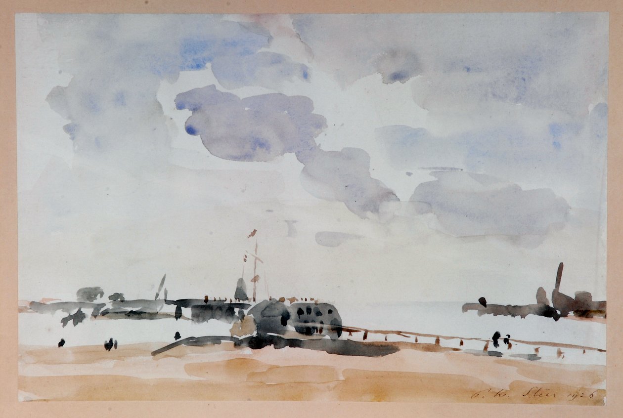Bocca del porto, Shoreham da Philip Wilson Steer
