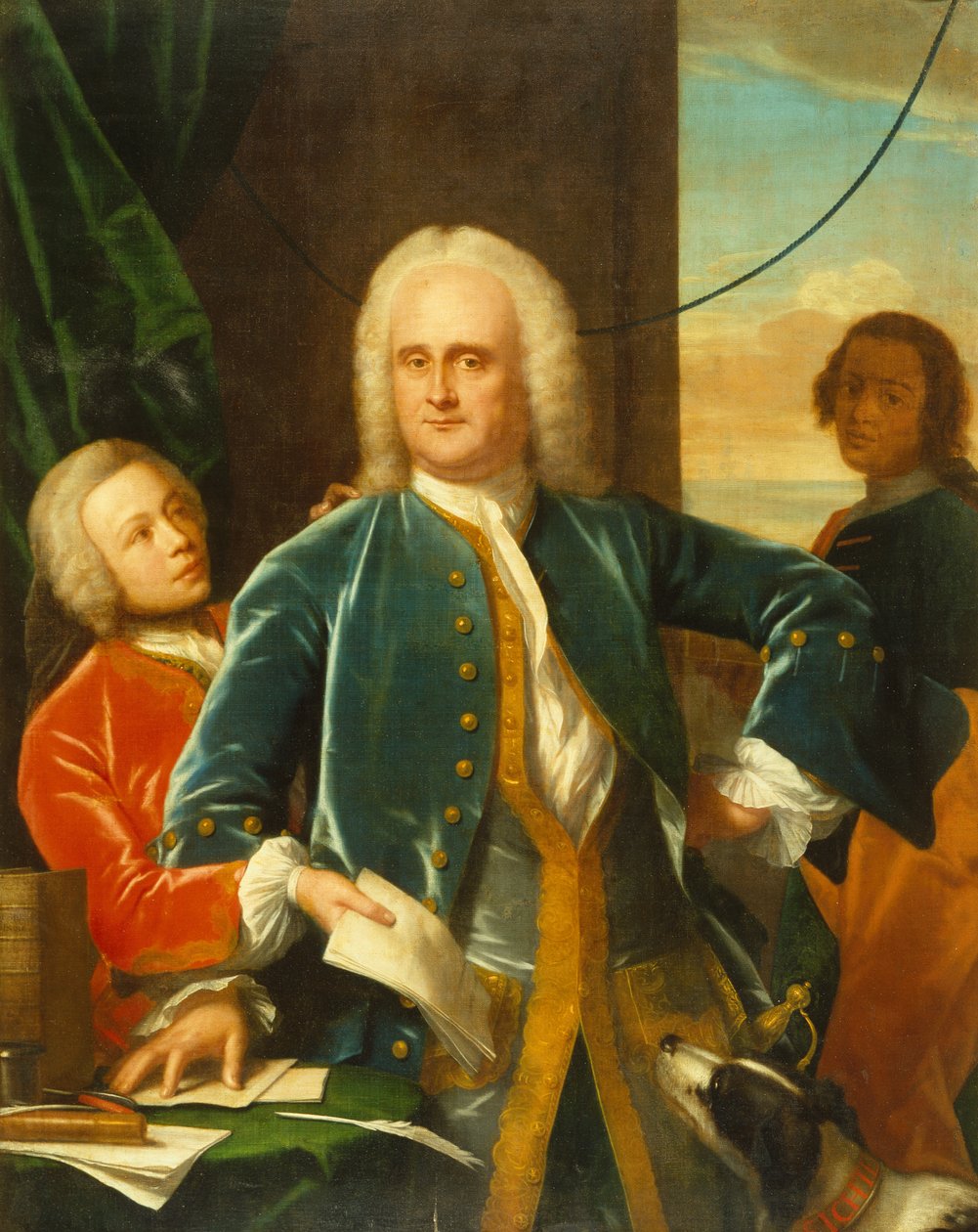Jan Albert Sichterman con suo figlio Jan Albert da Philip van Dyck