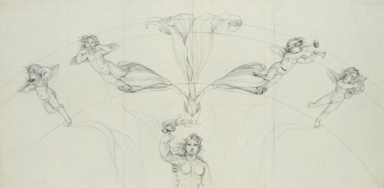Aurora e Musica, 1809 da Philipp Otto Runge