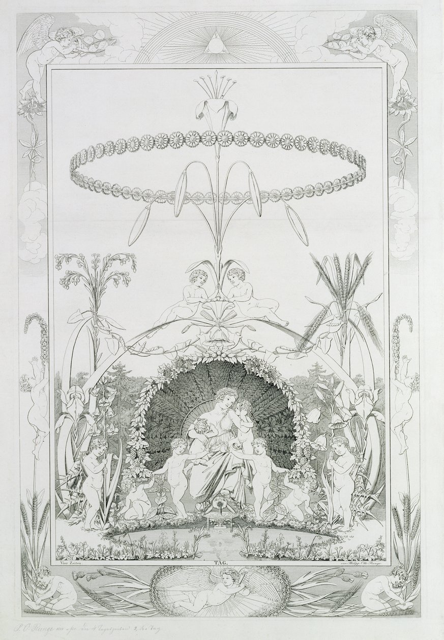 Giorno, 1805 da Philipp Otto Runge