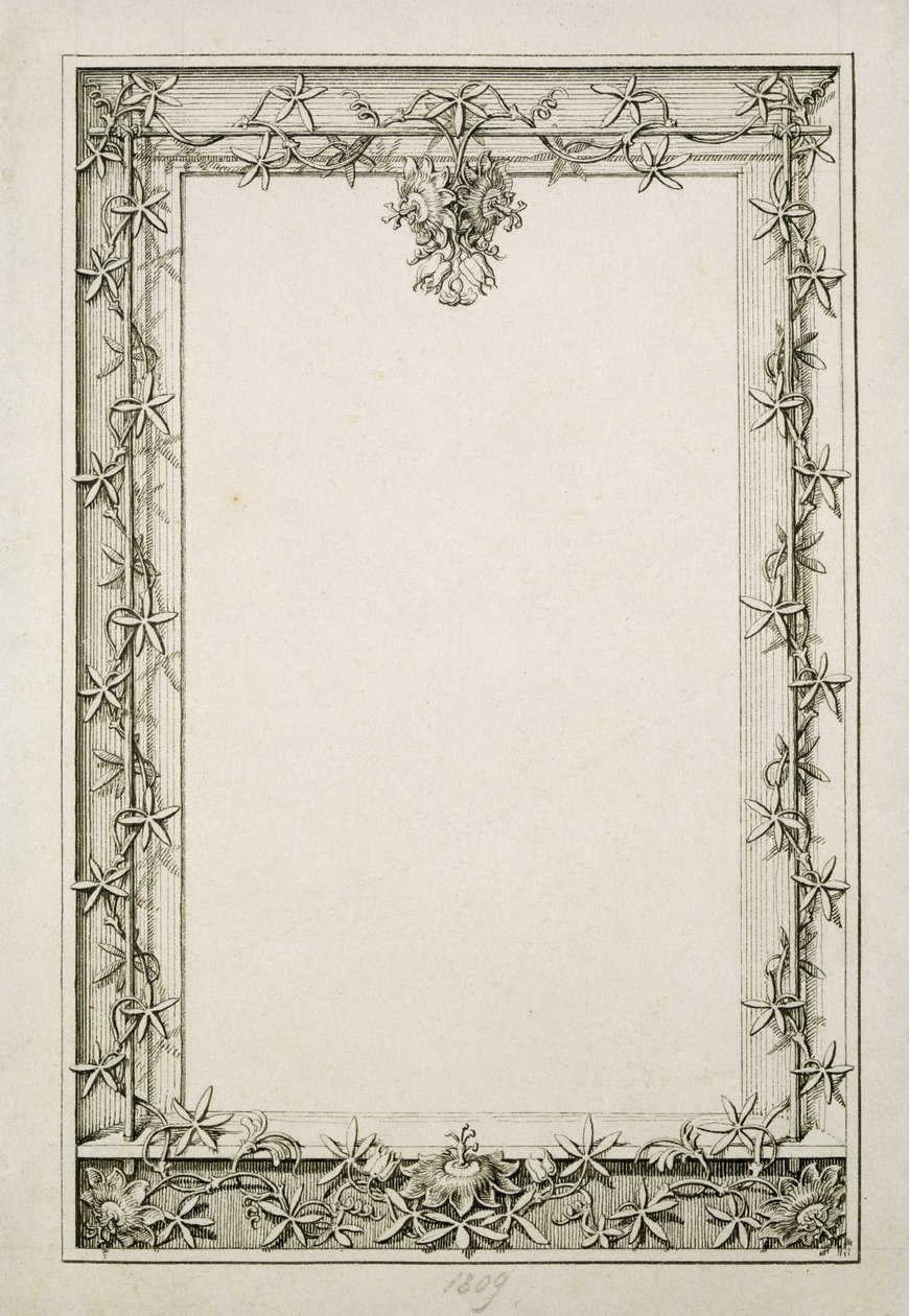 Bordo decorativo, 1809 da Philipp Otto Runge
