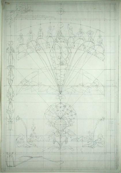 Notte (studio preparatorio), 1803 da Philipp Otto Runge