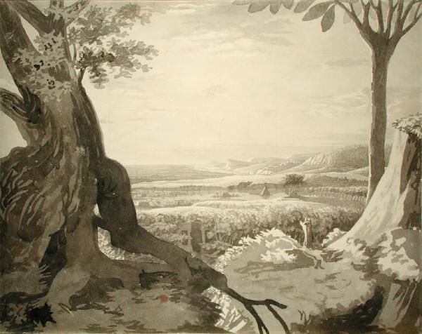 Paesaggio della valle del Nilo, 1805-6 da Philipp Otto Runge