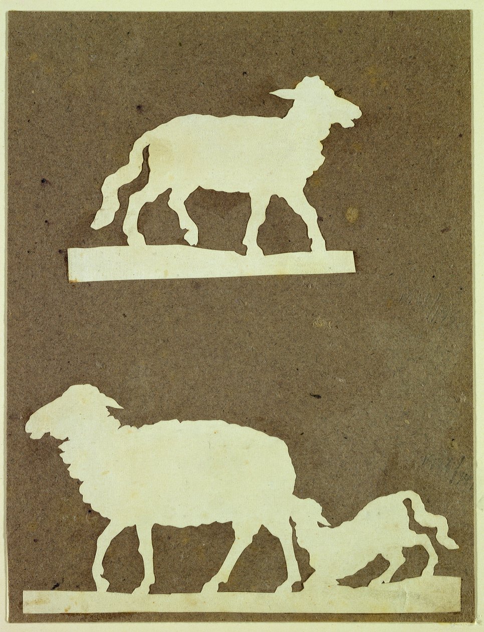 Pecore e pecore con agnello da Philipp Otto Runge