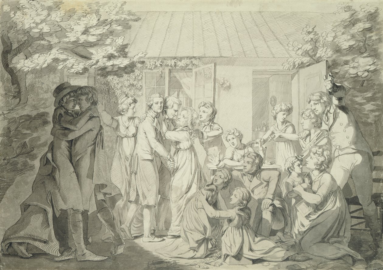 Il ritorno del figlio, 1800-01 da Philipp Otto Runge