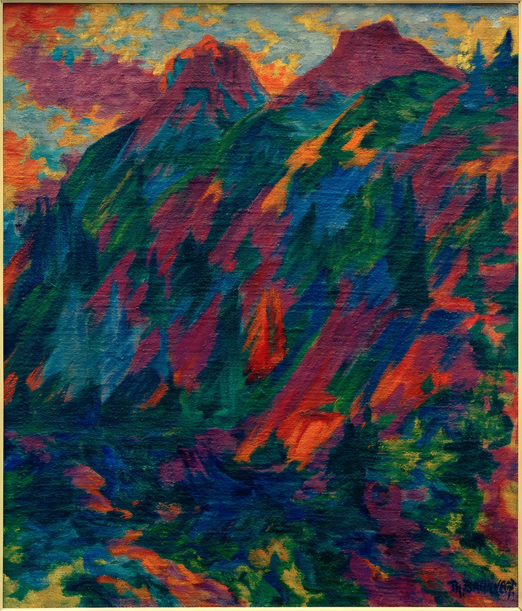 Sera in montagna da Philipp Bauknecht