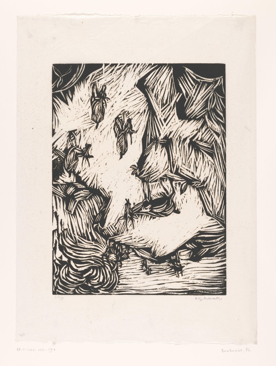 Gruppo di capre di montagna in un paesaggio roccioso da Philipp Bauknecht