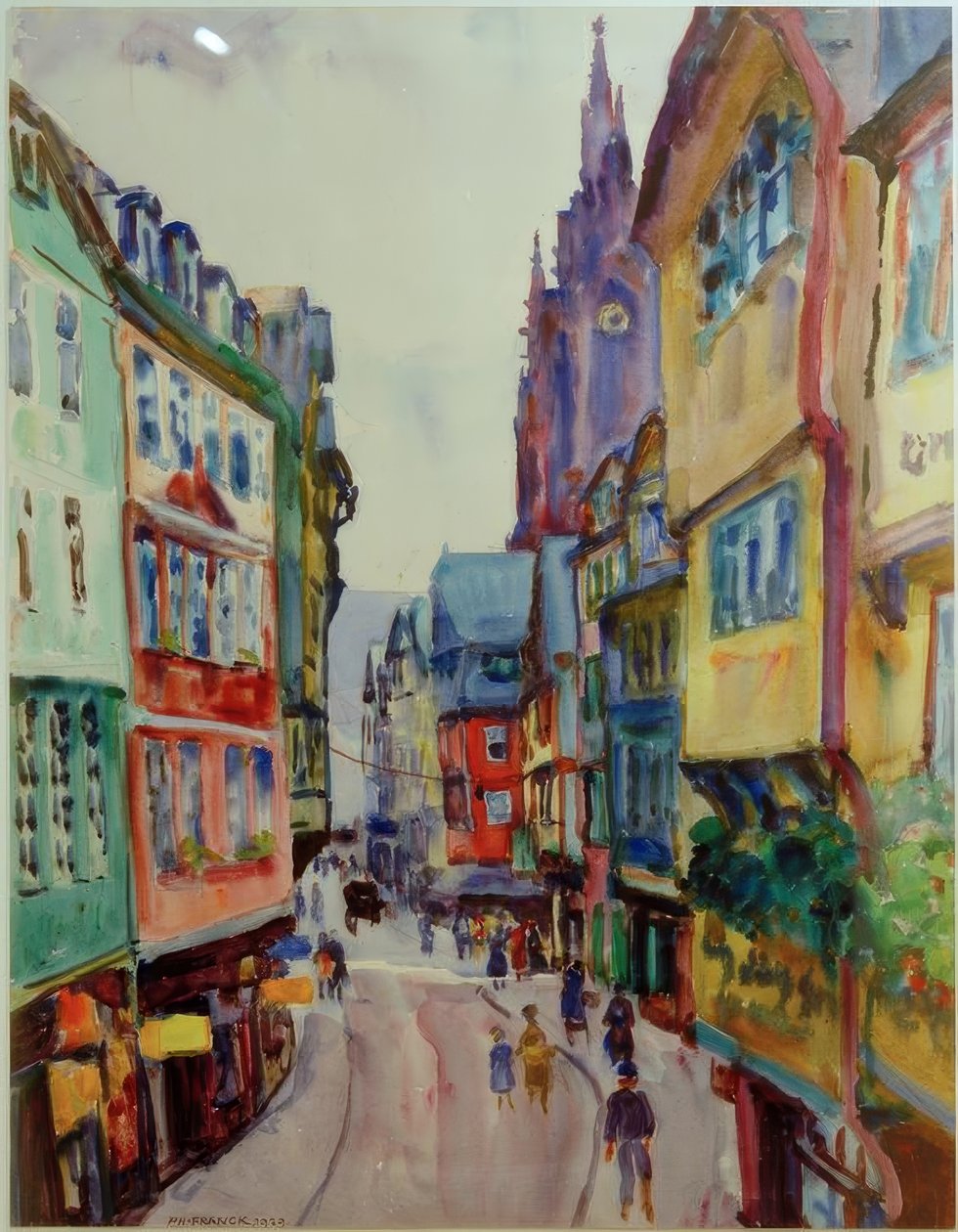Vecchia Francoforte da Philipp Franck