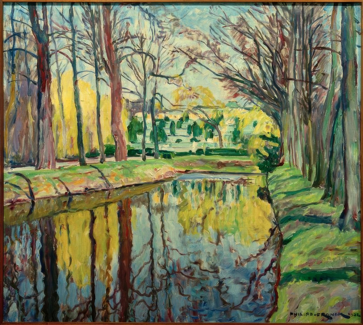 Vista del Castello di Sanssouci da Philipp Franck