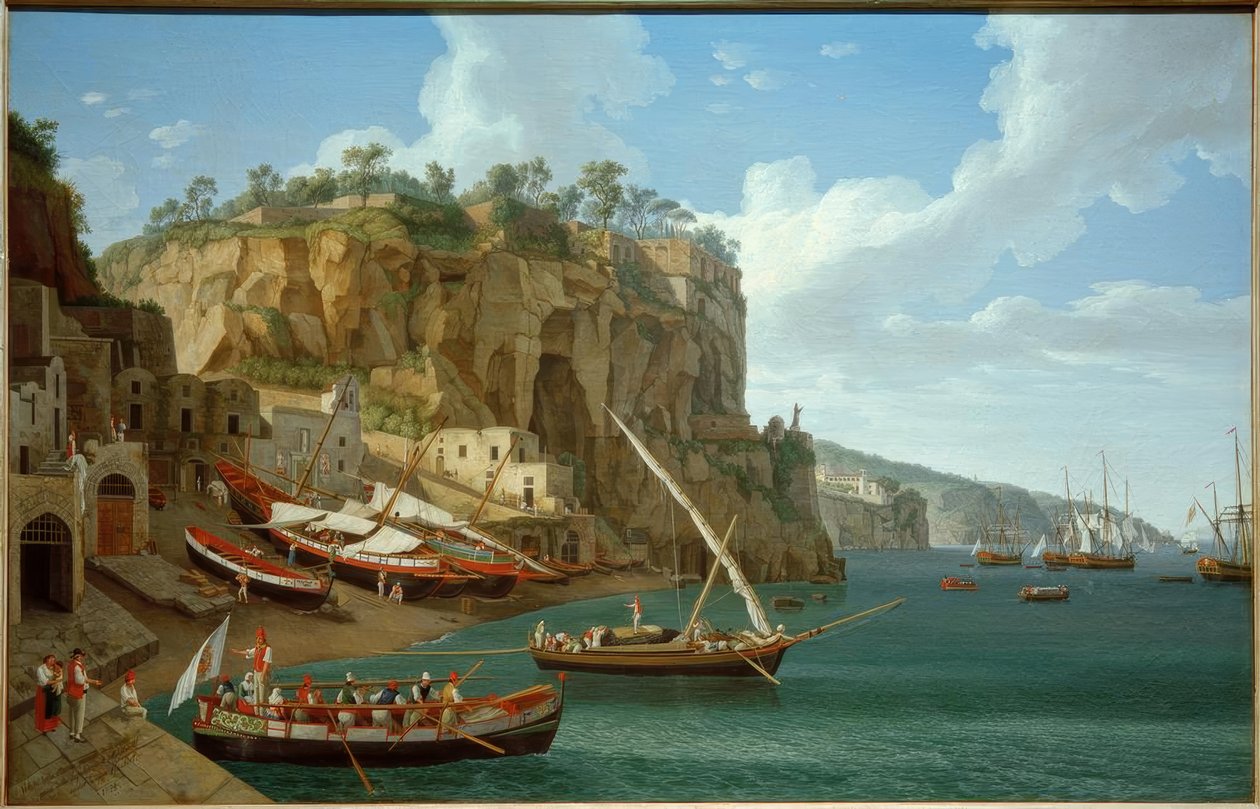 Marina Piccola a Sorrento, 1794 da Philipp Hackert