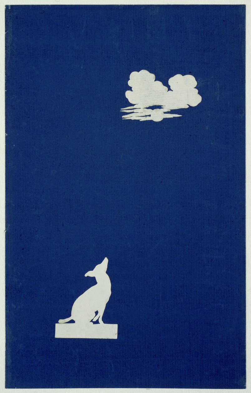Un cane che ulula alla luna da Philipp Otto Runge