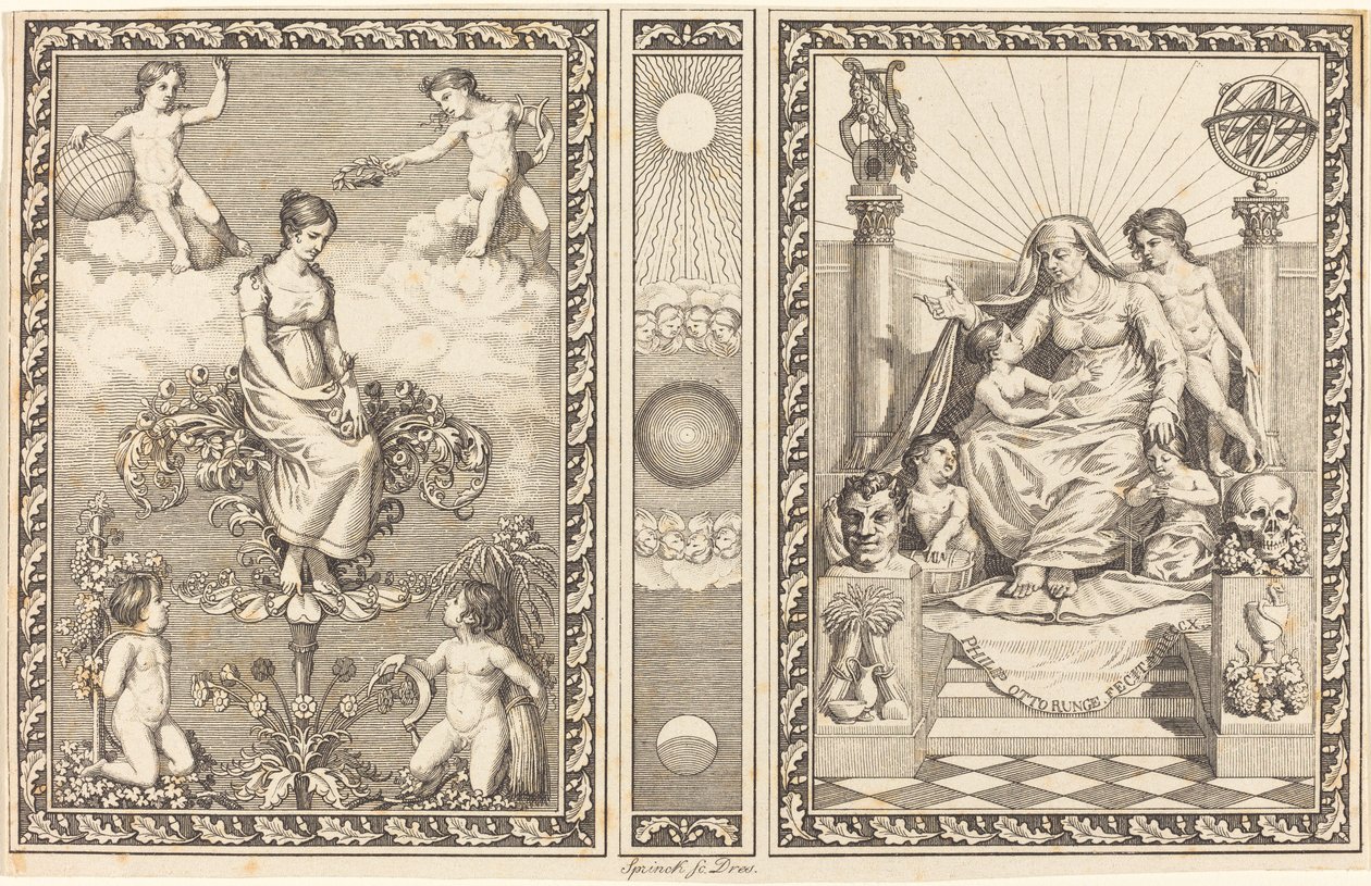 Progetto per calendario da Philipp Otto Runge