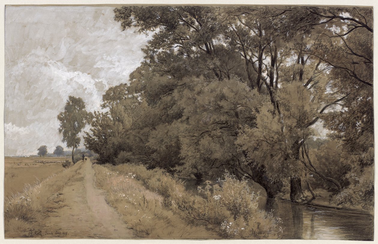 Paesaggio di muschio a Gern da Philipp Röth