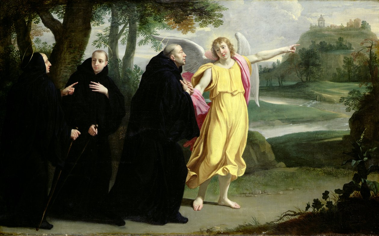 Scena dalla vita di San Benedetto da Philippe de Champaigne