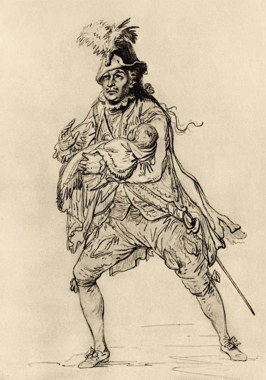 David Garrick nel ruolo di Don Giovanni da Philippe Jacques de Loutherbourg