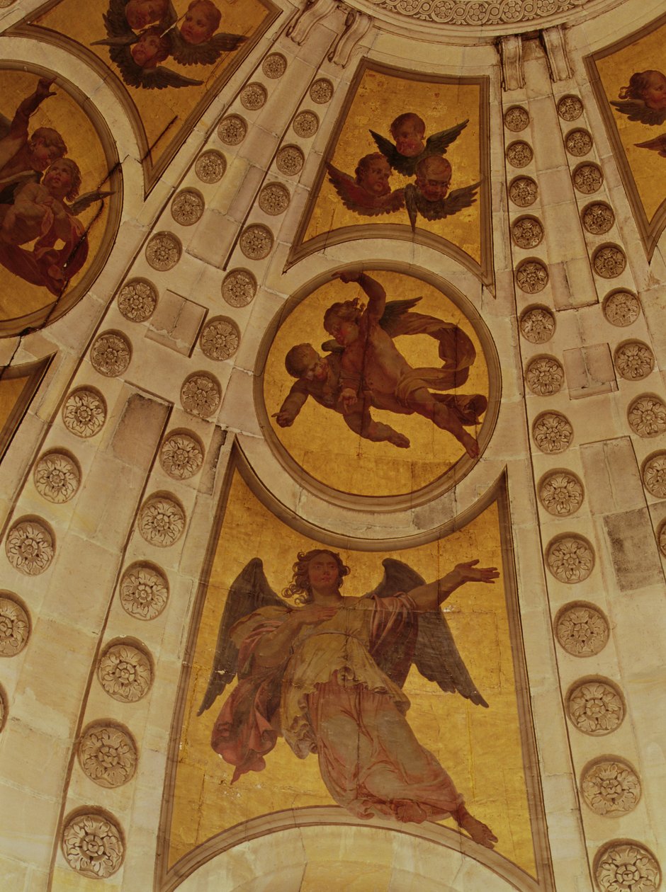 Dettaglio di angeli dalla cupola (dettaglio) da Philippe de Champaigne