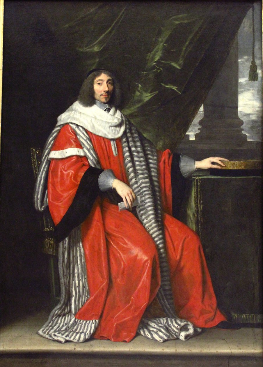 Jean-Antoine de Mesmes, presidente del Parlamento di Parigi da Philippe de Champaigne