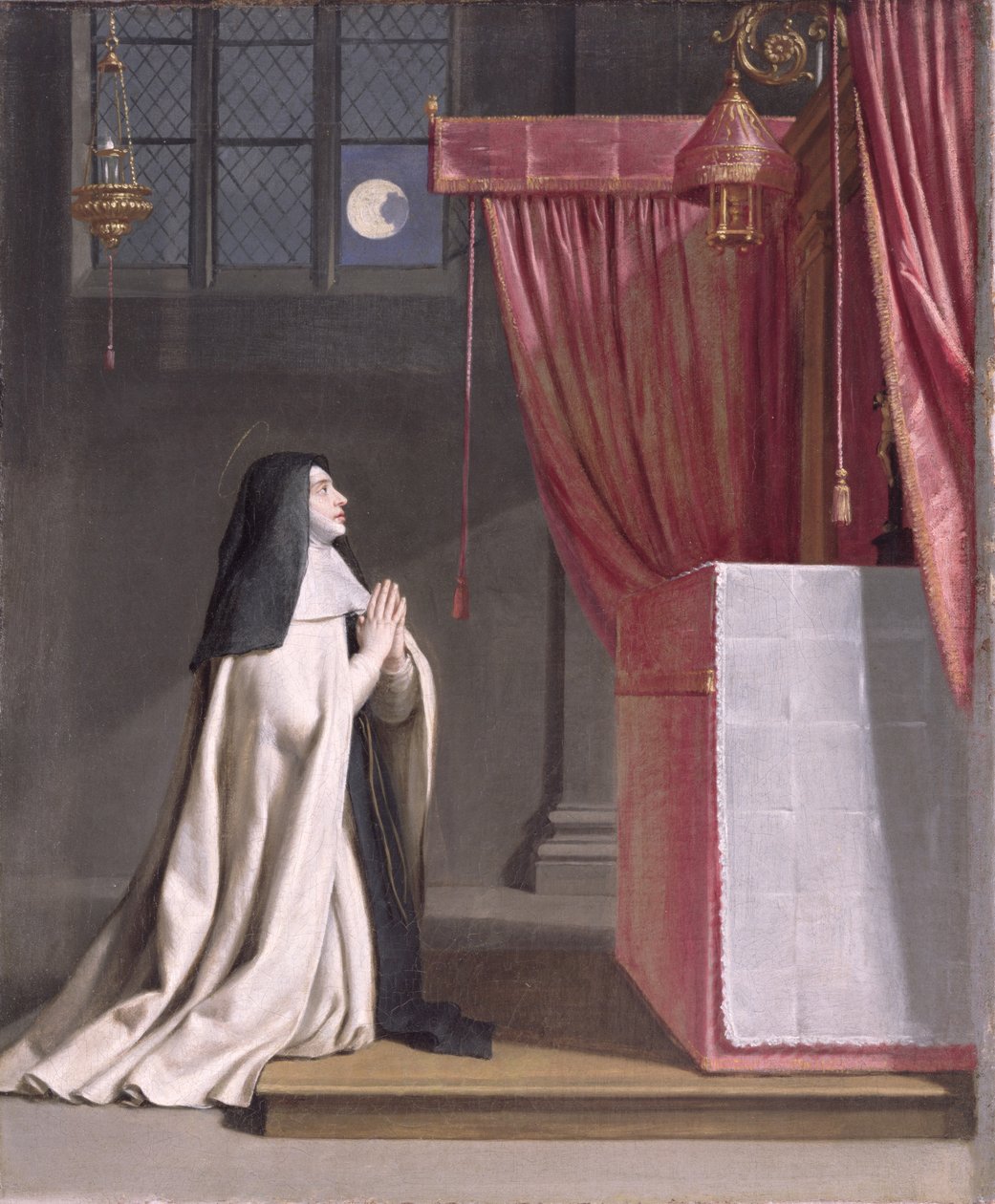 La visione di Santa Giuliana di Mont Cornillon da Philippe de Champaigne