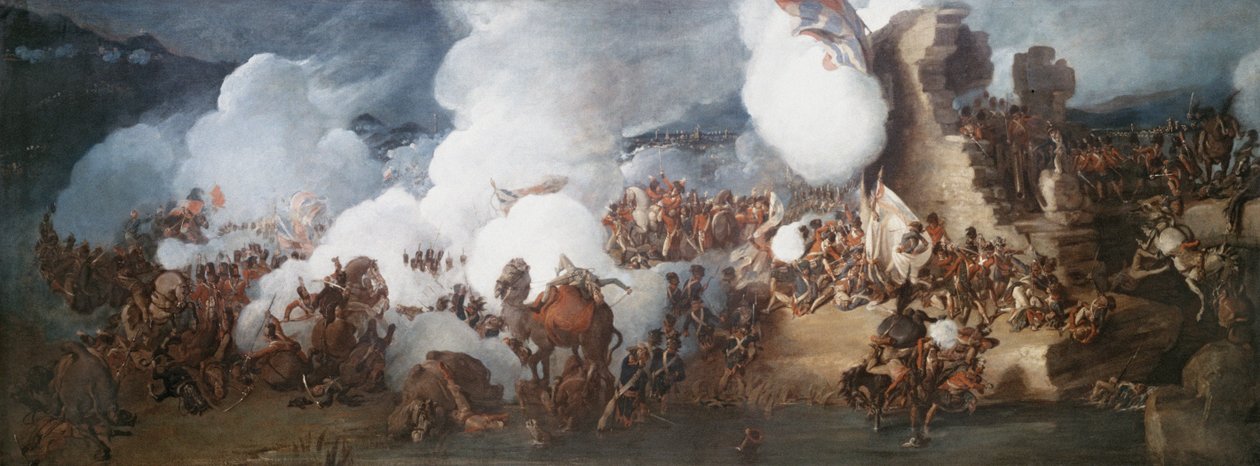 La battaglia di Alessandria, 21-22 marzo 1801 da Philippe Jacques de Loutherbourg