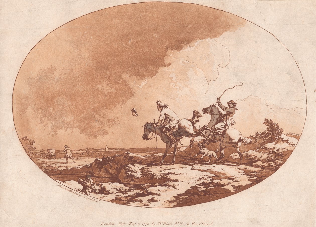 Una Giornata Ventosa da Philippe-Jacques de Loutherbourg