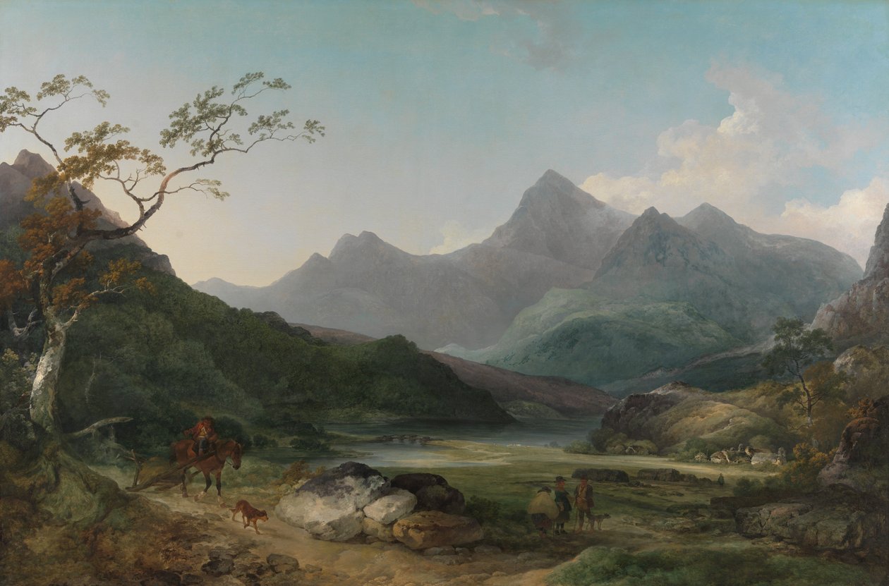 Snowdon da Capel Curig da Philippe-Jacques de Loutherbourg