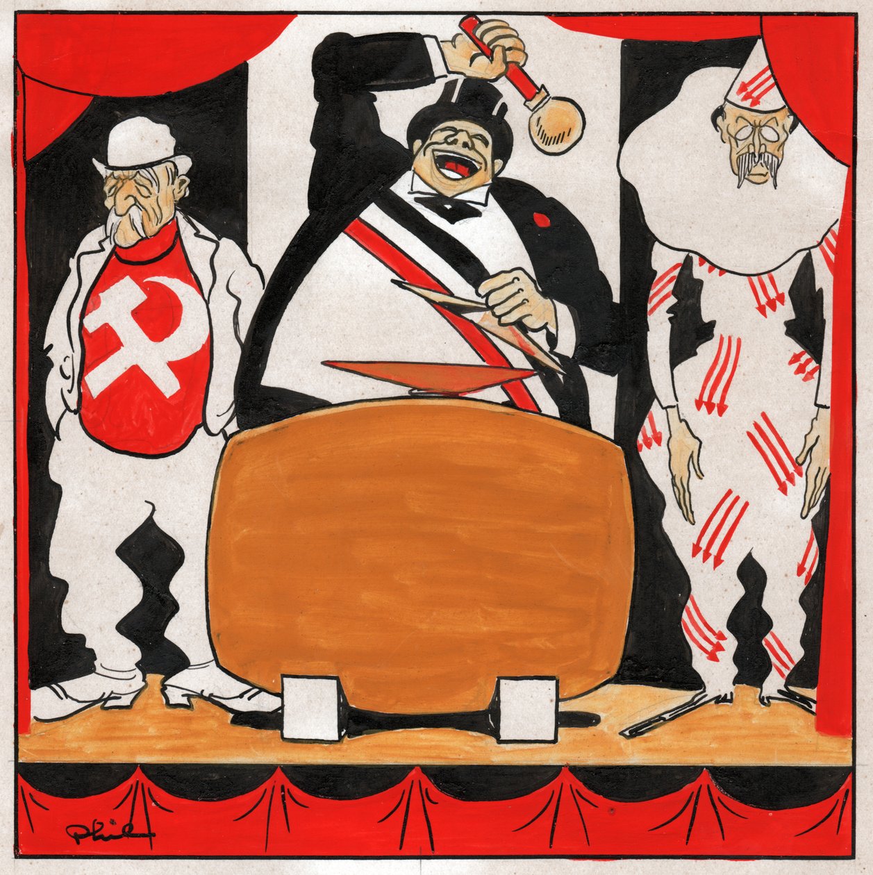 Leon Blum. 1930-1936 da Philippe (1905 1940) Larquier