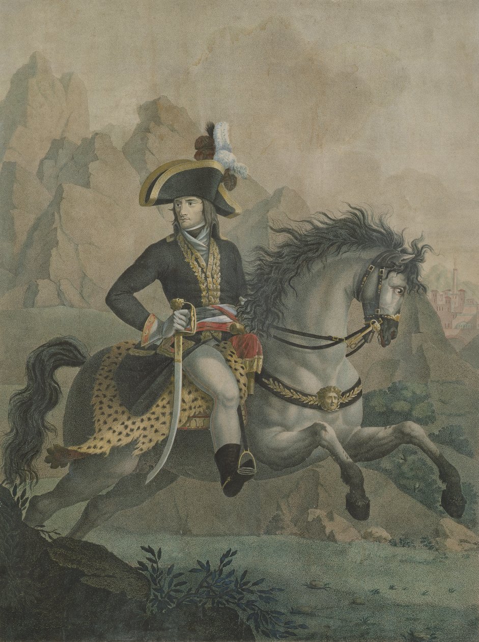 Bonaparte (1769-1821) 1° Console, da un dipinto di Andrea Appiani (1754-1817) inciso da J.J.F. Tafsaert da Philippe Auguste Hennequin