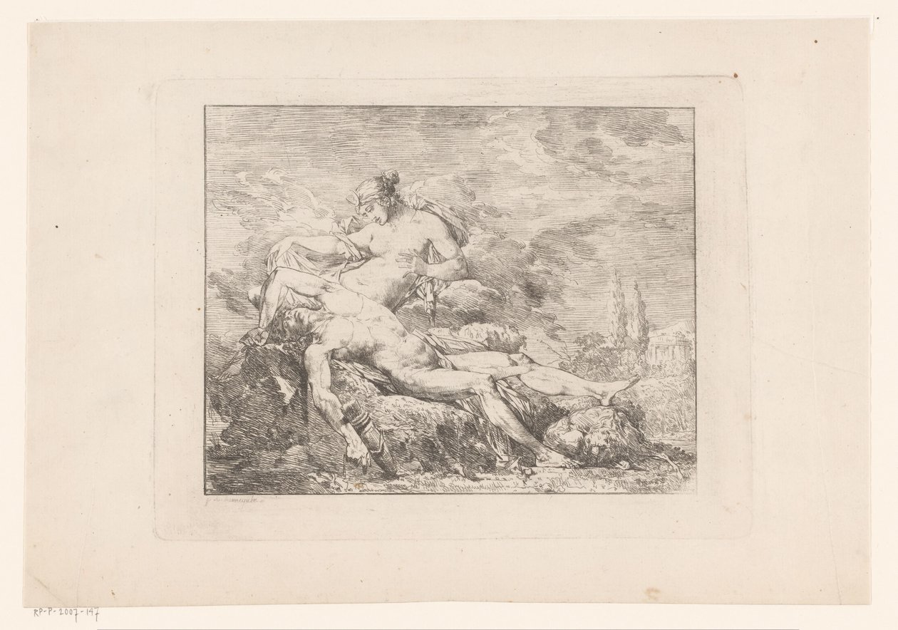Diana ed Endimione da Philippe Auguste Hennequin