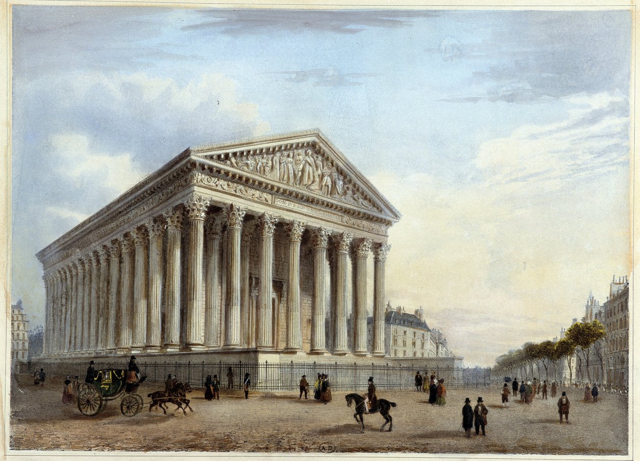 Eglise de la Madeleine - in "Promenade dans Paris et ses environs" di Jacottet et et Benoist, Paris da Philippe Benoist