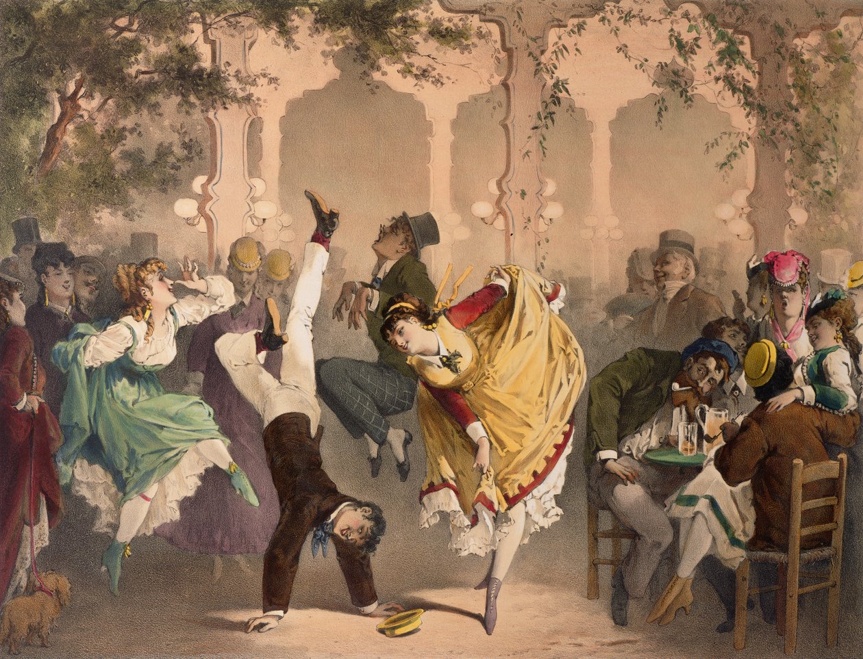 Le Quadrille a Bullier da Philippe Jacques Linder