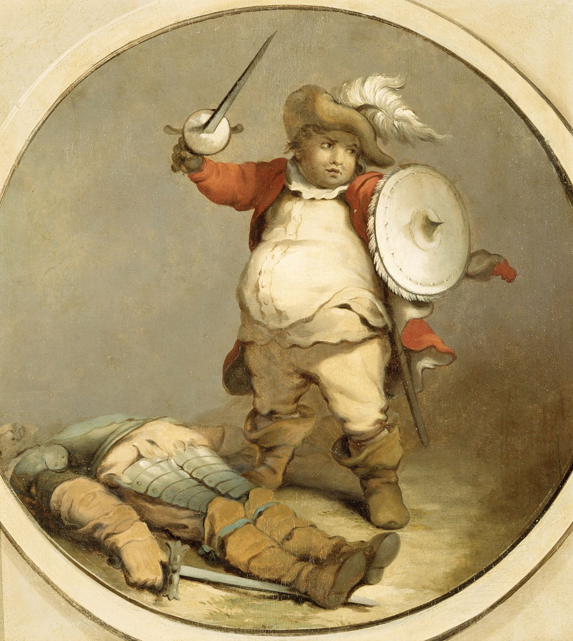 Falstaff con il corpo di Hotspur, c.1786 da Philippe Jacques de Loutherbourg