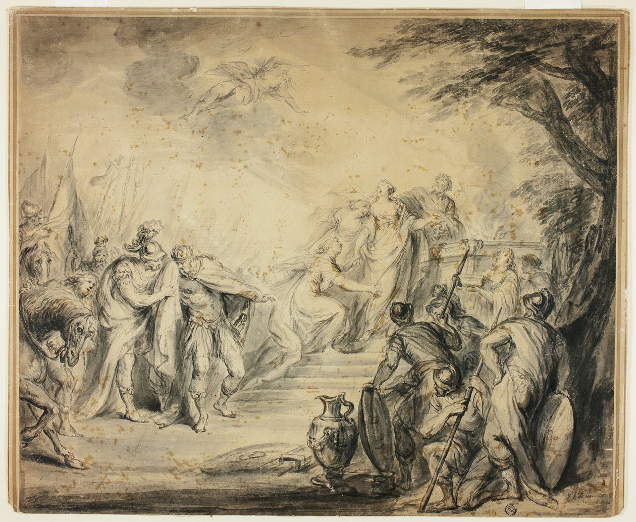 Sacrificio di Ifigenia da Philippe Joseph Tassaert