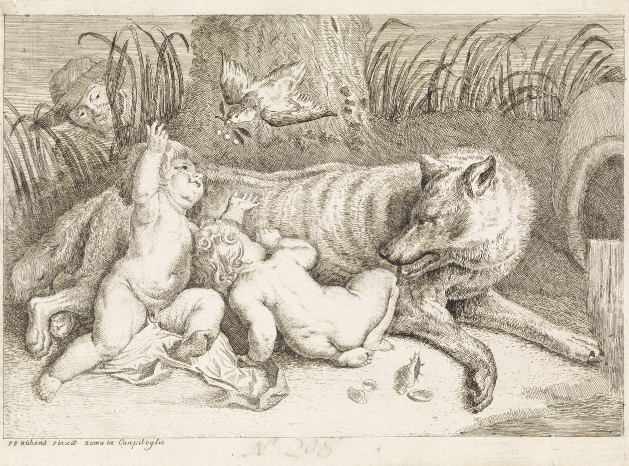 Romolo e Remo da Philippe Lambert Joseph Spruyt