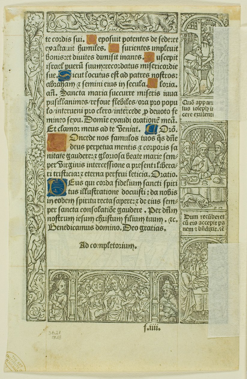 Morte della Vergine, dal Libro delle Ore da Philippe Pigouchet