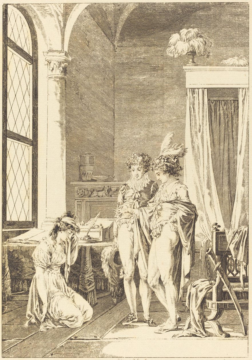 Gioconda: Il perdono da Philippe Triere after Jean Baptiste Mallet