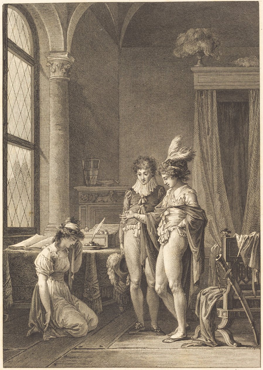 Gioconda: Il perdono da Philippe Triere after Jean Baptiste Mallet
