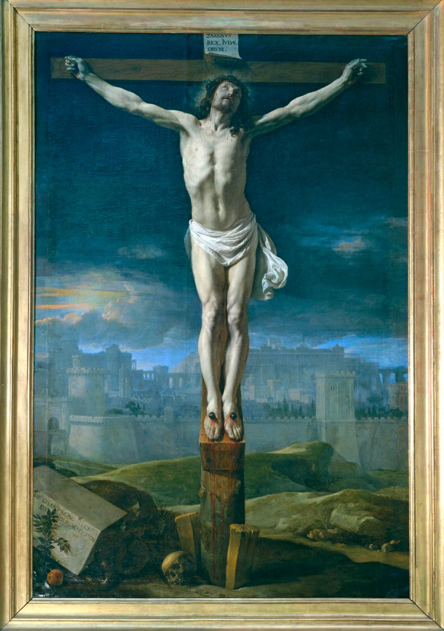 Le Christ en croix - Cristo in croce ... da Philippe de Champaigne