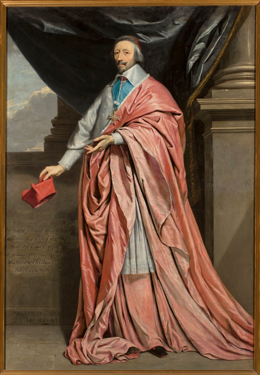 Ritratto del cardinale Richelieu da Philippe de Champaigne