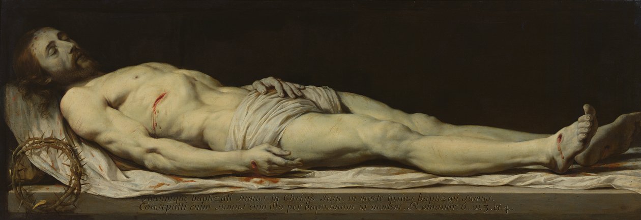 Il Cristo morto sul suo sudario da Philippe de Champaigne
